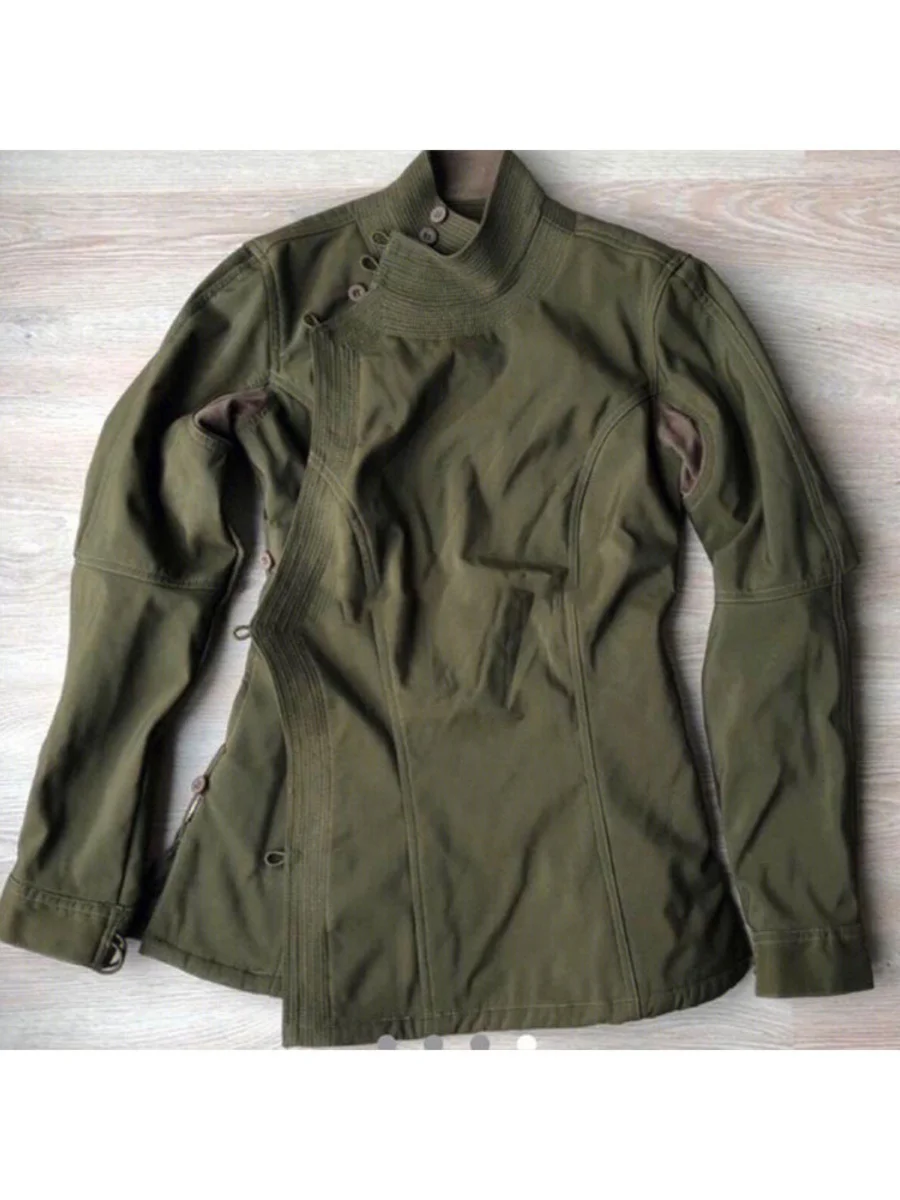 Elegant Waist-Cinching Military Green Jacket Women's Fashionable American Style Retro Ins Coat Long Sleeve Korean Version Pol...
Elegant Waist-Cinching Military Green Jacket Women's Fashionable American Style Retro Ins Coat Long Sleeve Korean Version Pol...