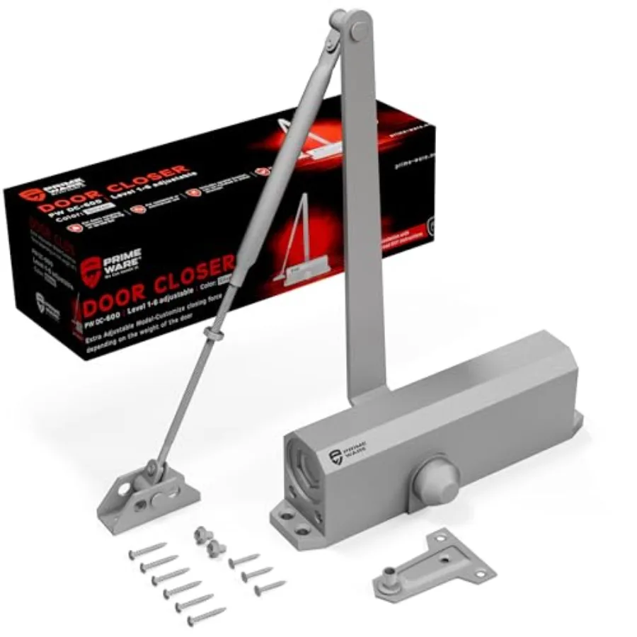 DC-600 Automatic Adjustable Door Closers for Home Soft Close, No Slam Residential and Commercial Door Closer for Doors Weighing
DC-600 Automatic Adjustable Door Closers for Home Soft Close, No Slam Residential and Commercial Door Closer for Doors Weighing