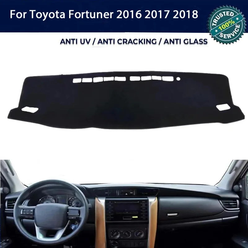 Защитный коврик для приборной панели с защитой от ультрафиолета для Toyota Fortuner 2016 2017 2018, аксессуары для центральной консоли, солнцезащитный козырек
Защитный коврик для приборной панели с защитой от ультрафиолета для Toyota Fortuner 2016 2017 2018, аксессуары для центральной консоли, солнцезащитный козырек