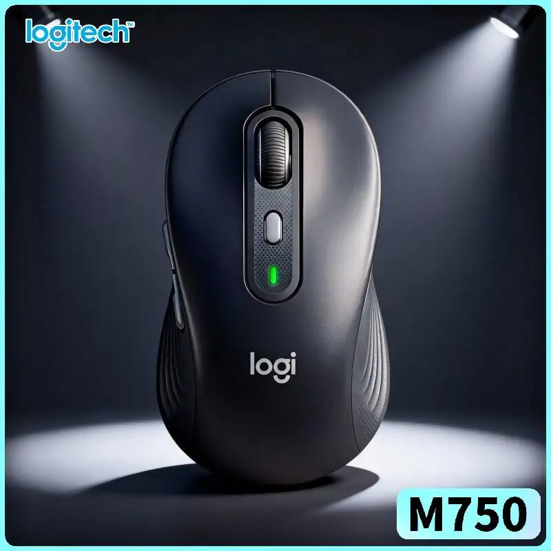 Logitech M750 Wireless Signature Mouse - Quiet Clicks, 4000 DPI, Soft Grips, 3-Device Sync, 24-Month Battery, Study Tool
Logitech M750 Wireless Signature Mouse - Quiet Clicks, 4000 DPI, Soft Grips, 3-Device Sync, 24-Month Battery, Study Tool