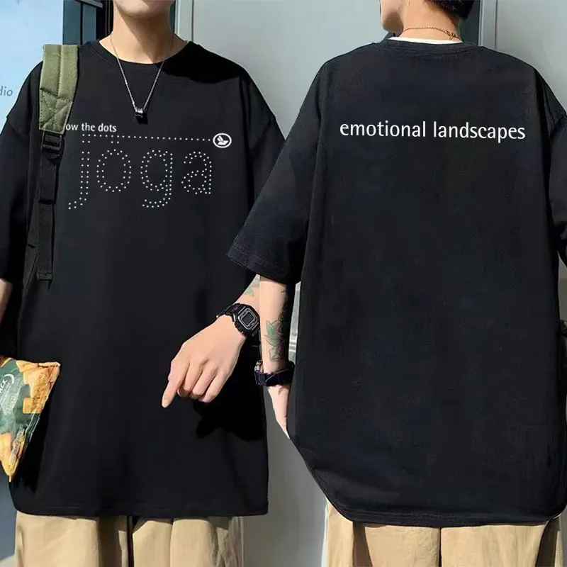Singer Bjork Follow The Dots Joga Emotional Landscapes Double Sided Print T-shirts Men Women's Fashion Vintage Oversized Tshirt
Singer Bjork Follow The Dots Joga Emotional Landscapes Double Sided Print T-shirts Men Women's Fashion Vintage Oversized Tshirt