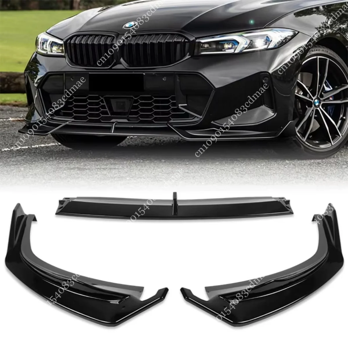 3PCS Front Bumper Lip Splitter For BMW 3 Series G20 G21 M-Sport LCI 2023-2026 Spoiler Diffuser Black Under Guard Cover Body Kits
3PCS Front Bumper Lip Splitter For BMW 3 Series G20 G21 M-Sport LCI 2023-2026 Spoiler Diffuser Black Under Guard Cover Body Kits