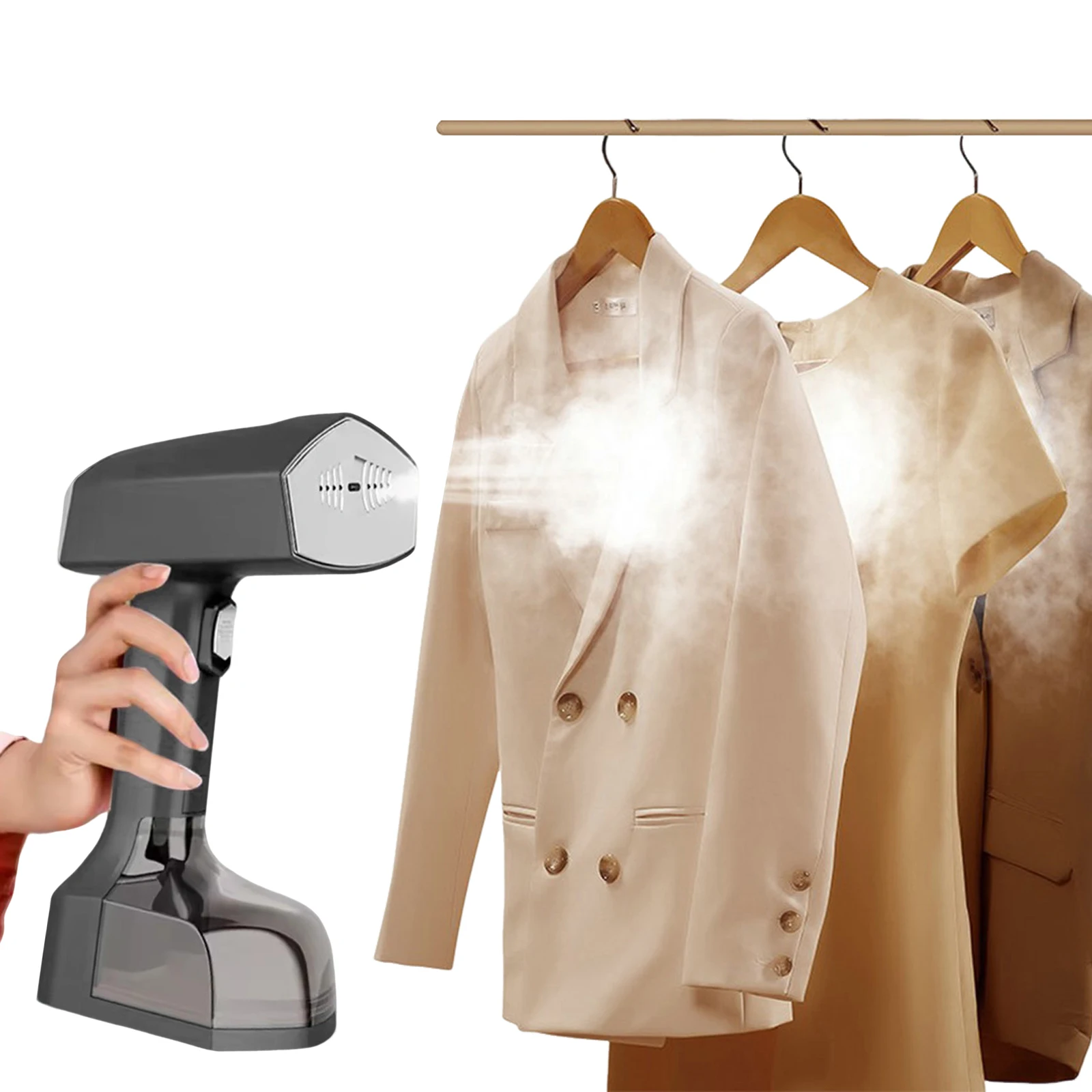 Steamer for Clothes Fast Heat-up Clothes Steamer with Large 350ml Tank Portable Travel Steam Iron for Home & Travel
Steamer for Clothes Fast Heat-up Clothes Steamer with Large 350ml Tank Portable Travel Steam Iron for Home & Travel