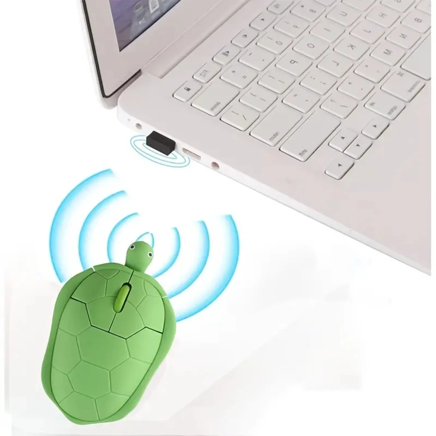 HAIMAI Mouse Wireless Mouse, Wired Mouse, Cute Animal Turtle Shaped Wireless Computer Mouse Optical Human Engineering Mouse For