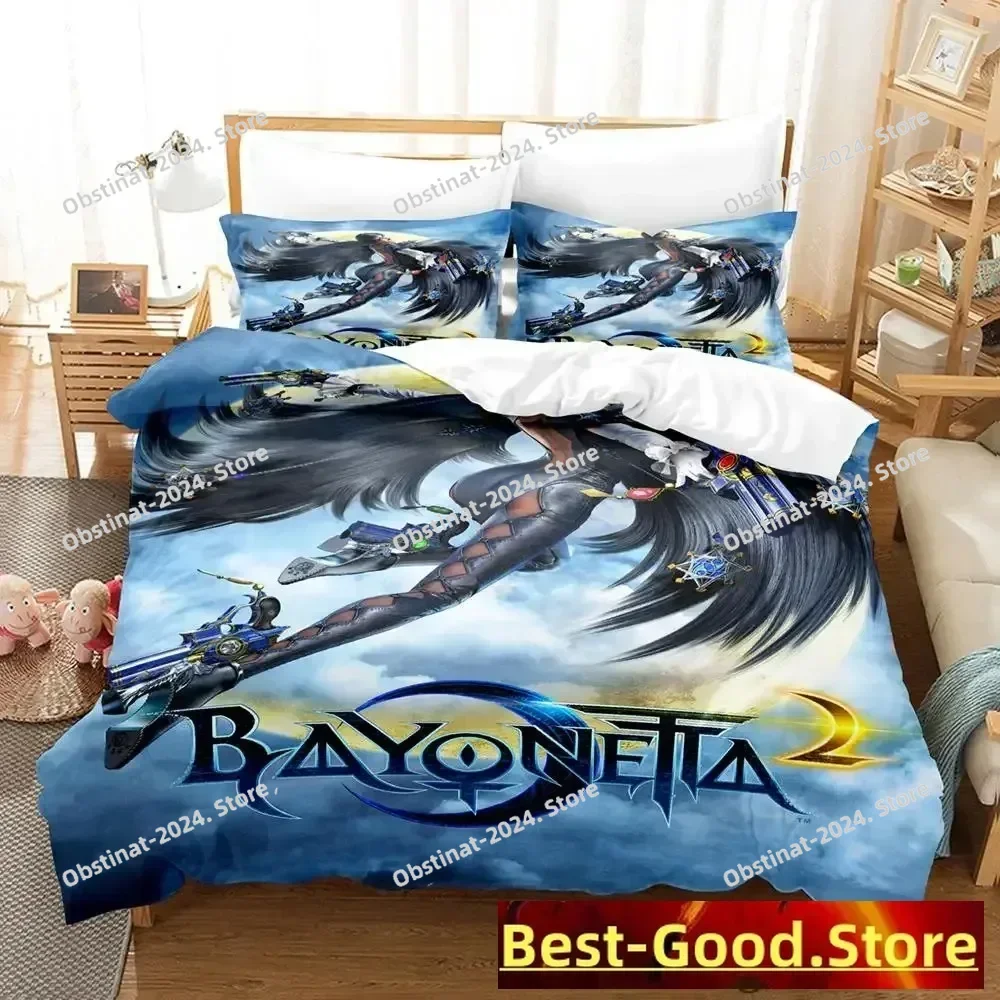 New Bayonetta Bedding Set Single Twin Full Queen King Size Bed Set Adult Kid Bedroom Duvetcover Sets Anime parure de lit Bed
New Bayonetta Bedding Set Single Twin Full Queen King Size Bed Set Adult Kid Bedroom Duvetcover Sets Anime parure de lit Bed