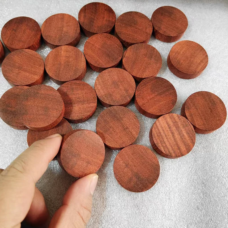 20pcs Red Rosewood Solid Wood Round Handmade DIY Engraving Material Hard Wood Supports Custom Size
20pcs Red Rosewood Solid Wood Round Handmade DIY Engraving Material Hard Wood Supports Custom Size