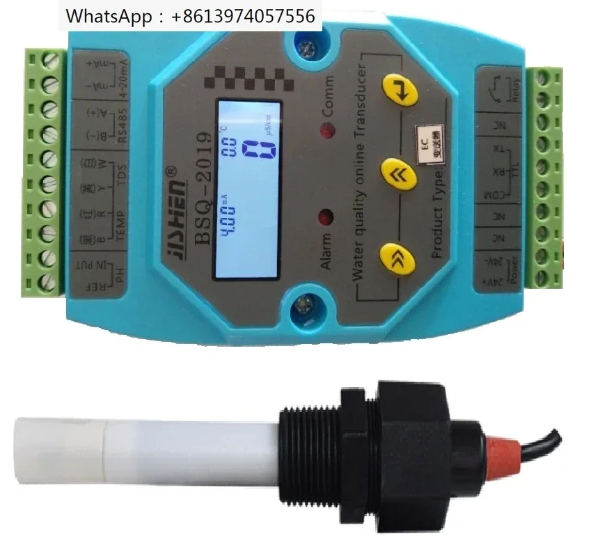 EC Conductivity Transmitter / Bsq-2019 / Conductivity Sensor / 4-20mA, RS-485 Output Module
EC Conductivity Transmitter / Bsq-2019 / Conductivity Sensor / 4-20mA, RS-485 Output Module
