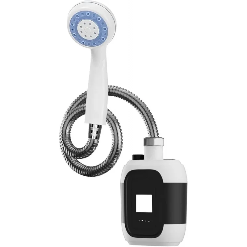 Portable camping shower pump head, rechargeable and adjustable flow - easy and convenient for outdoor cleaning, travel, car wash
Portable camping shower pump head, rechargeable and adjustable flow - easy and convenient for outdoor cleaning, travel, car wash