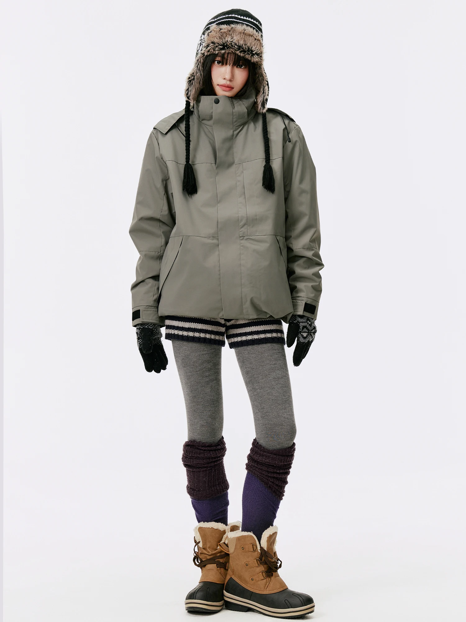 Outdoor Women's Thiened Jaet BURGENLAND Street Sle Spor Casual Loose Fit Windproof Waterproof Cotton Padded Coat
Outdoor Women's Thiened Jaet BURGENLAND Street Sle Spor Casual Loose Fit Windproof Waterproof Cotton Padded Coat