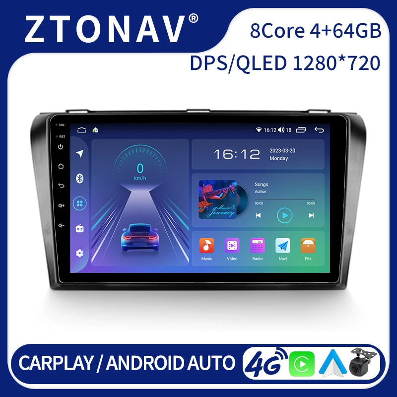 Android Car Stereo Radio For Mazda 3 BK 2003 - 2009 2din Multimedia Video Player Headunit GPS Navigation Carplay Auto
Android Car Stereo Radio For Mazda 3 BK 2003 - 2009 2din Multimedia Video Player Headunit GPS Navigation Carplay Auto