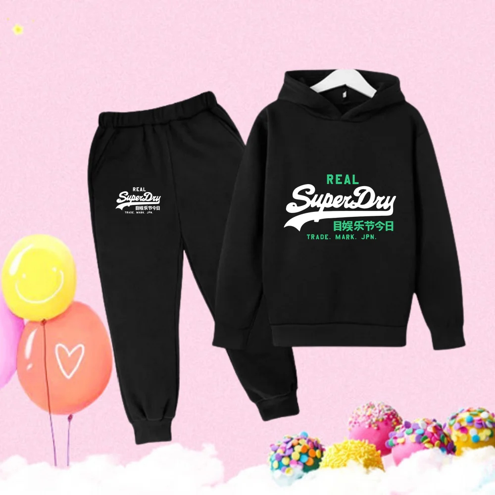 Spring Autumn New Trend Boy Girls Hooded Children Cartoon Pattern Printing Fashion Sweatshirt Clothing Hoodie + Sweatpants Suit
Spring Autumn New Trend Boy Girls Hooded Children Cartoon Pattern Printing Fashion Sweatshirt Clothing Hoodie + Sweatpants Suit