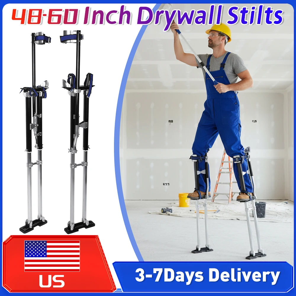 48-60 Inch Aluminum Tool Stilt Adjustable Heights Aluminum Painting Tool Stilt for Ceiling Sheetrock Taping Parade Costume
48-60 Inch Aluminum Tool Stilt Adjustable Heights Aluminum Painting Tool Stilt for Ceiling Sheetrock Taping Parade Costume