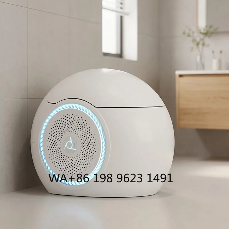 Egg-Shaped Smart Toilet Voice Remote Control Automatic Flush Integrated Bathroom Ware with Speaker
Egg-Shaped Smart Toilet Voice Remote Control Automatic Flush Integrated Bathroom Ware with Speaker