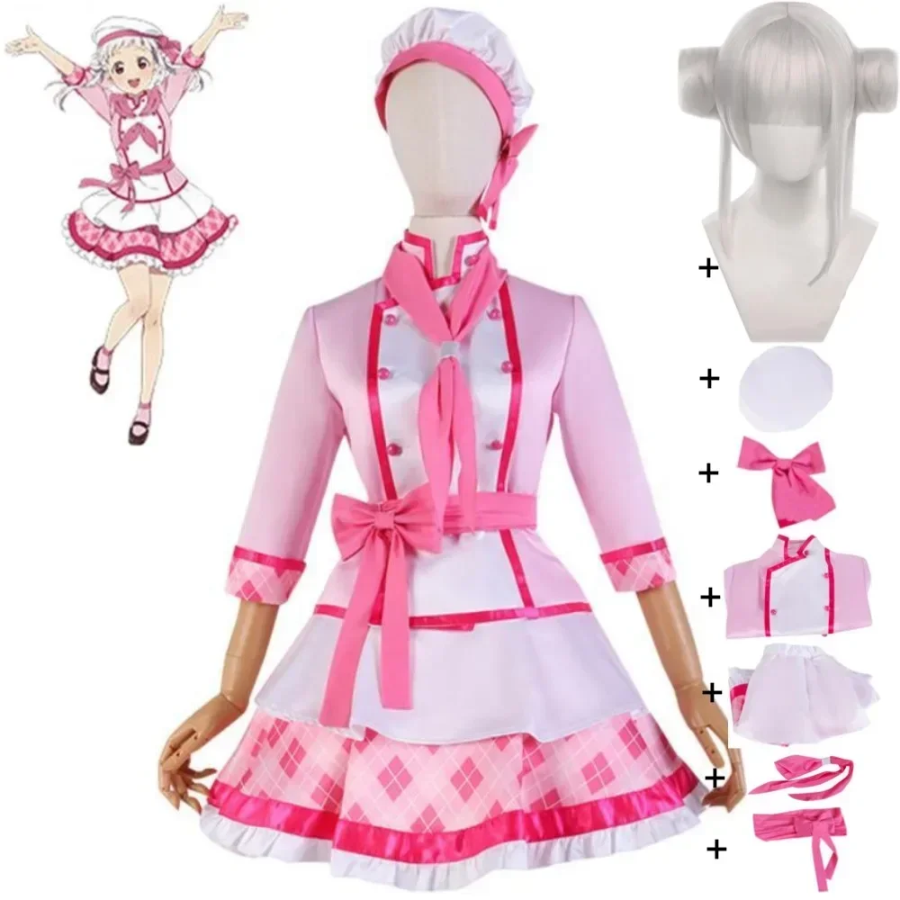Парик для косплея аниме Love Live LoveLive Superstar Liella Arashi Chisato, сексуальный женский костюм для косплея, розовая униформа
Парик для косплея аниме Love Live LoveLive Superstar Liella Arashi Chisato, сексуальный женский костюм для косплея, розовая униформа