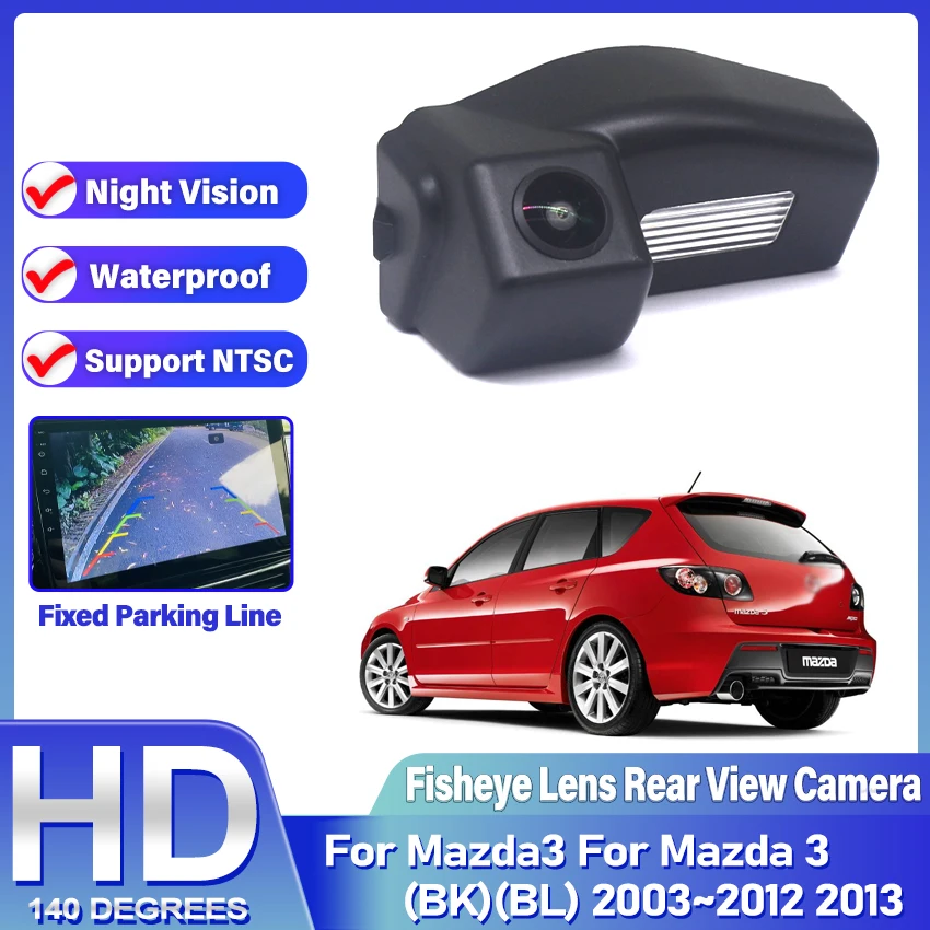HD 1080*720 Fisheye Lens Rear View Camera For Mazda3 For Mazda 3 (BK)(BL) 2003-2013 Car Vehicle Reverse Parking Accessories
HD 1080*720 Fisheye Lens Rear View Camera For Mazda3 For Mazda 3 (BK)(BL) 2003-2013 Car Vehicle Reverse Parking Accessories