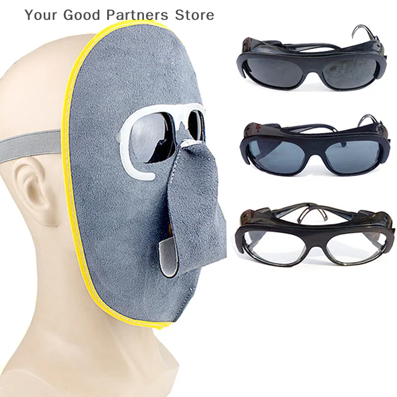 1Pc Cowhide Welding Mask Glasses Welder's Face Protection Head Worn Argon Arc Anti Burning Face Welding Protection Mask
1Pc Cowhide Welding Mask Glasses Welder's Face Protection Head Worn Argon Arc Anti Burning Face Welding Protection Mask