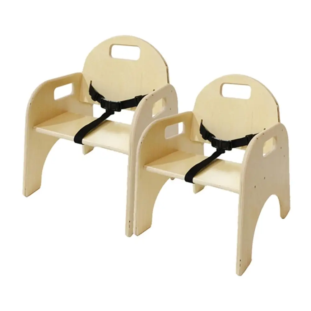 13 Birch Plywood Feeding Chair with 3-Point Safety Harness for Kids 3-7 Years, Set of 2, Fully Assembled
13 Birch Plywood Feeding Chair with 3-Point Safety Harness for Kids 3-7 Years, Set of 2, Fully Assembled
