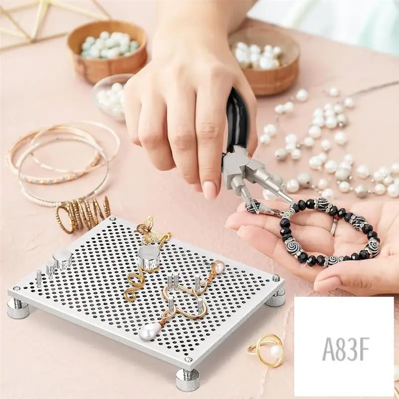 A83F-Wire Wrapping Kit Wire Clamp With 6 In 1 Wire Bending Pliers With 32 Metal Pins, Wire Wrapping Tools For Jewelry Making
A83F-Wire Wrapping Kit Wire Clamp With 6 In 1 Wire Bending Pliers With 32 Metal Pins, Wire Wrapping Tools For Jewelry Making