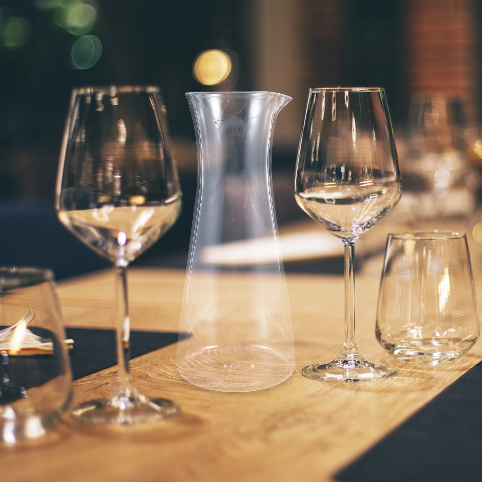 Clear Acrylic Wine Carafe Decanter For Party Wedding Banquet Home Bar Use Transparent Serving Dinner Juice Iced Tea
Clear Acrylic Wine Carafe Decanter For Party Wedding Banquet Home Bar Use Transparent Serving Dinner Juice Iced Tea