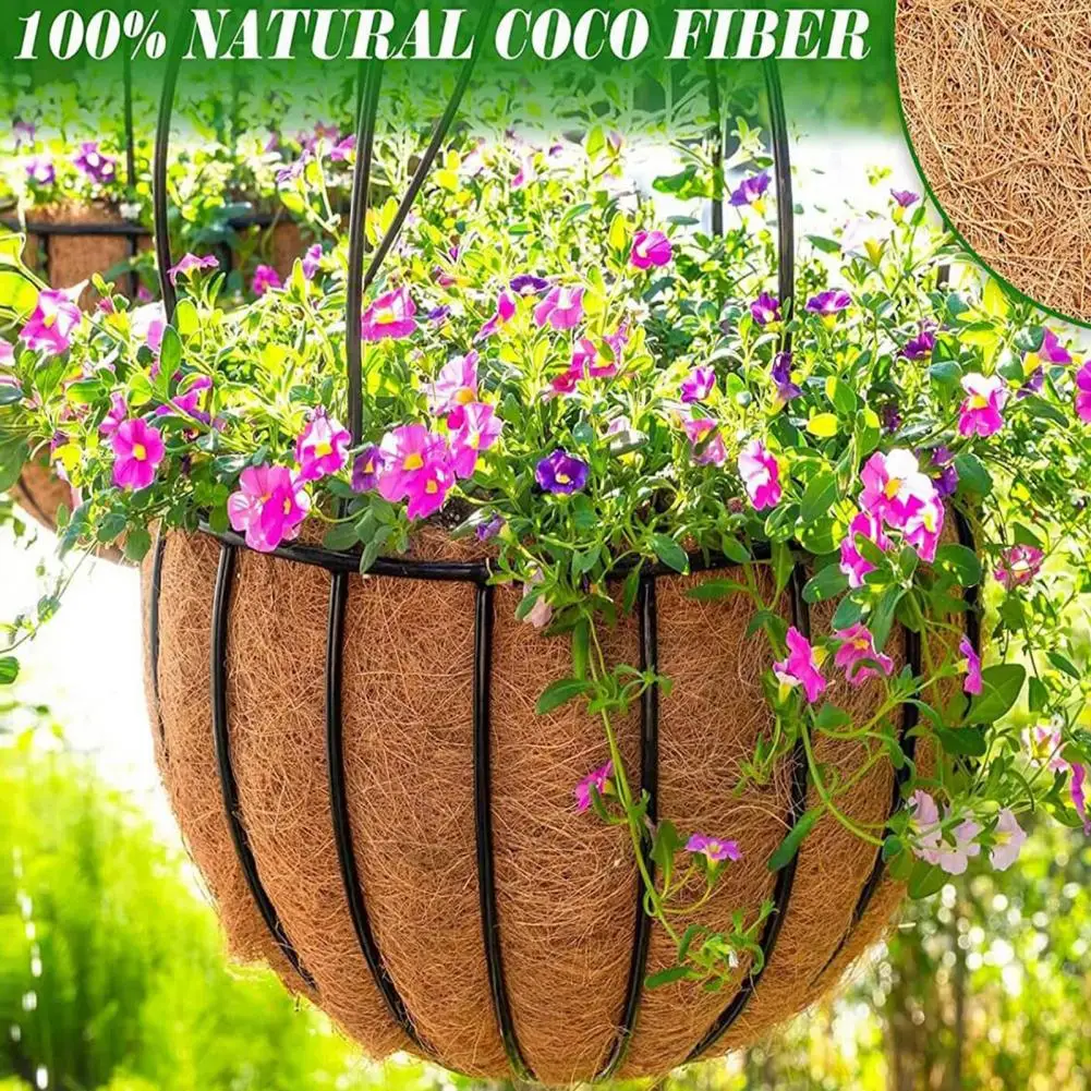 4/6Pcs Thick Hanging Basket Coconut Liners Round Shape Flower Pot Liner Natural Coco Fiber Replacement Liners Home Decor
4/6Pcs Thick Hanging Basket Coconut Liners Round Shape Flower Pot Liner Natural Coco Fiber Replacement Liners Home Decor