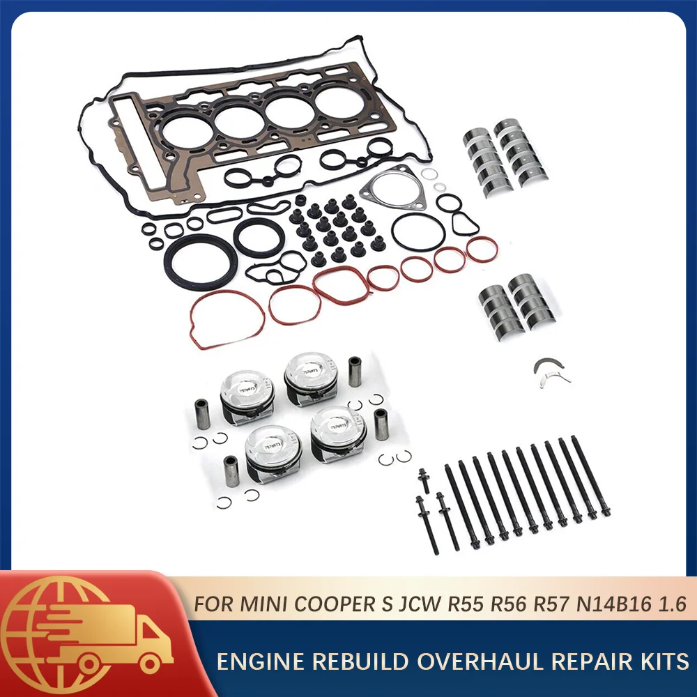 Комплект для капитального ремонта двигателя PANGOLIN для Mini Cooper S JCW R55 R56 R57 N14B16 1,6 л, комплексный ремонтный сменный комплект
Комплект для капитального ремонта двигателя PANGOLIN для Mini Cooper S JCW R55 R56 R57 N14B16 1,6 л, комплексный ремонтный сменный комплект