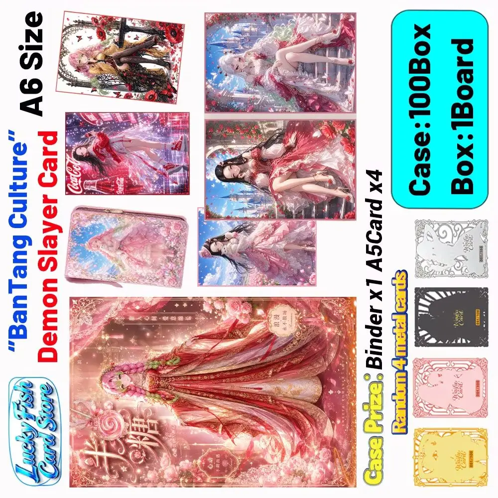 Wholesale 2026 New BanTang Creative Studio Demon Slayer Cards A6 Size Boards Anime Collectibles Character Fan Gifts
Wholesale 2026 New BanTang Creative Studio Demon Slayer Cards A6 Size Boards Anime Collectibles Character Fan Gifts