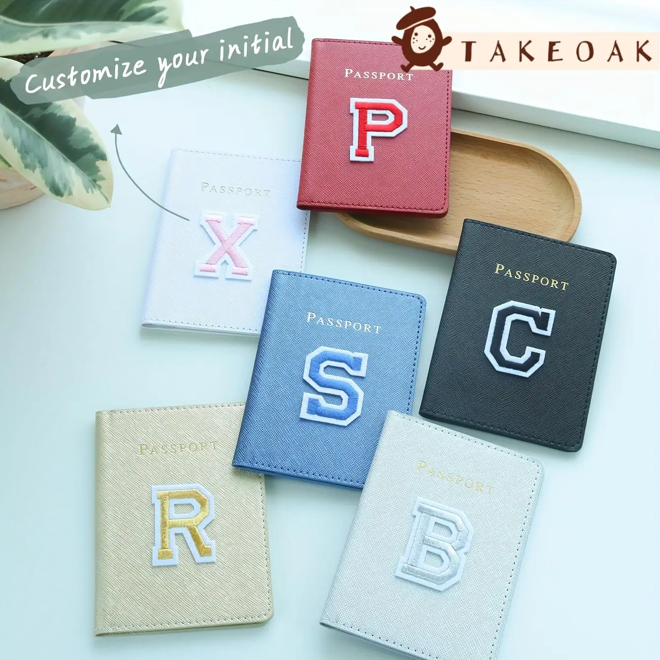 Personalized Varsity Chenille Alphabet Initial Cross Texture Passport Holder Solid Leather Travel Passport Wallet Custom Gift
Personalized Varsity Chenille Alphabet Initial Cross Texture Passport Holder Solid Leather Travel Passport Wallet Custom Gift