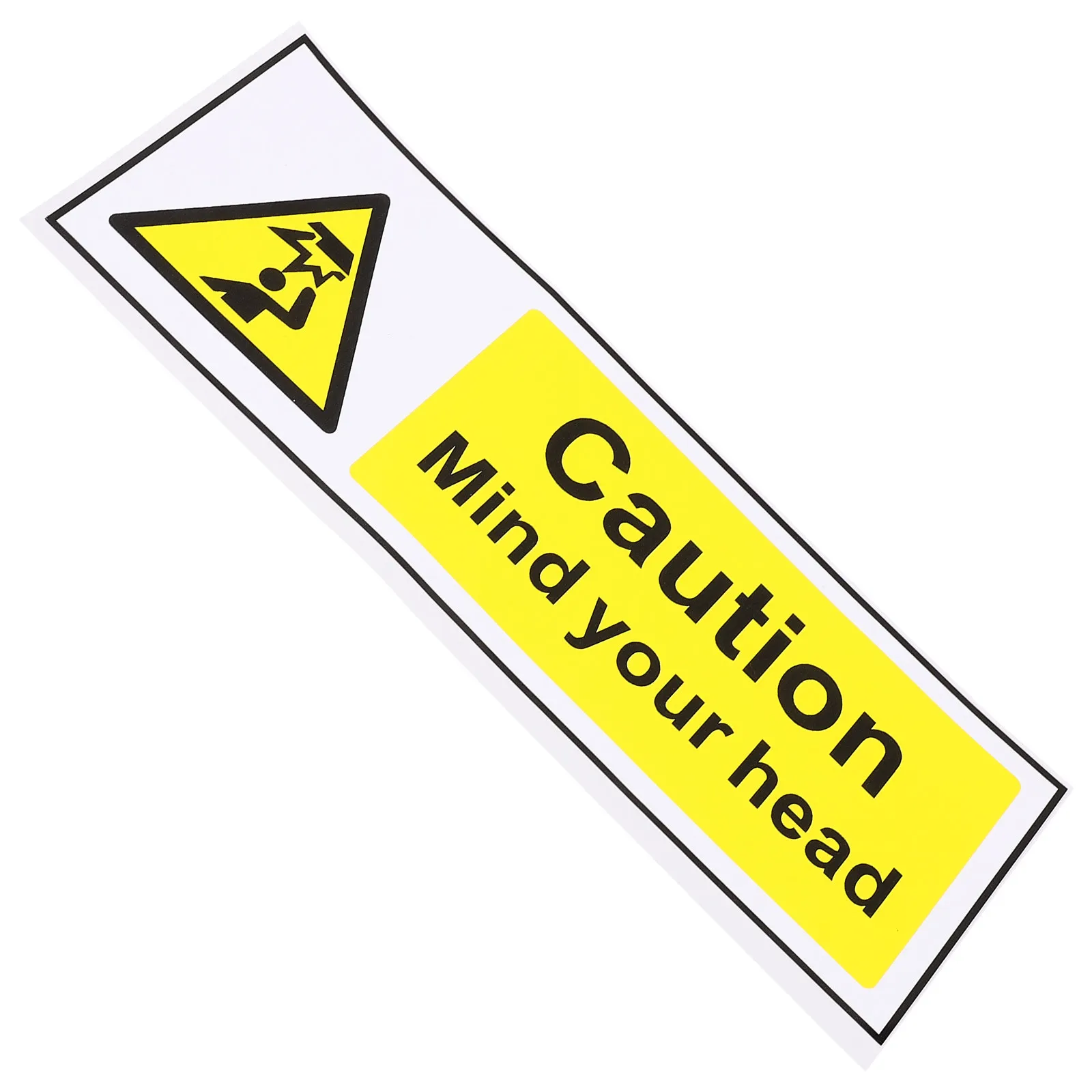 Watch Your Head Warning Sign PVC Adhesive Caution Sticker for Factory Safety Reminder Warning Sign
Watch Your Head Warning Sign PVC Adhesive Caution Sticker for Factory Safety Reminder Warning Sign