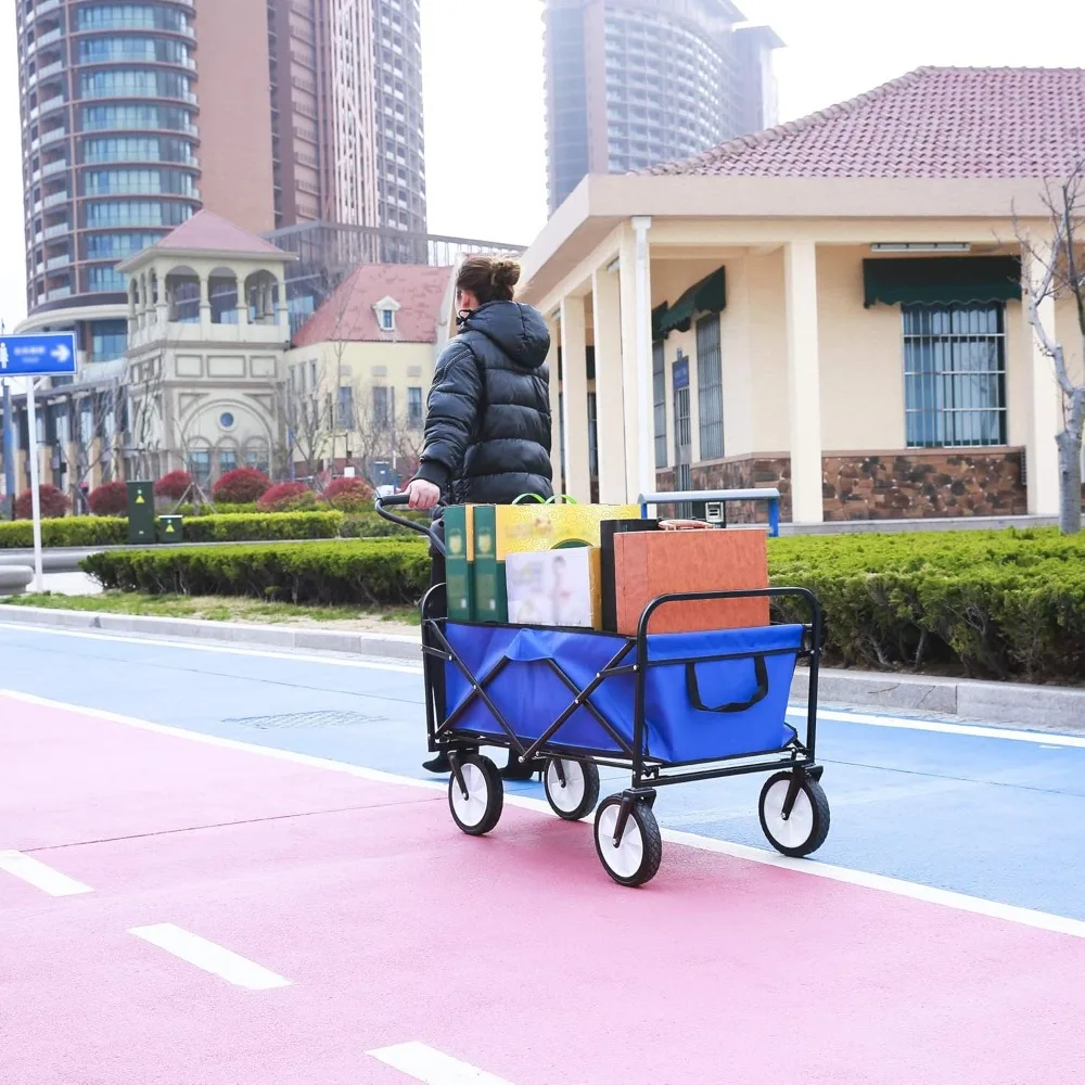 collapsible wagon cart folding utility outdoor garden wagon with heavy duty wheels & adjustable handle for bench shopping, trip,
collapsible wagon cart folding utility outdoor garden wagon with heavy duty wheels & adjustable handle for bench shopping, trip,