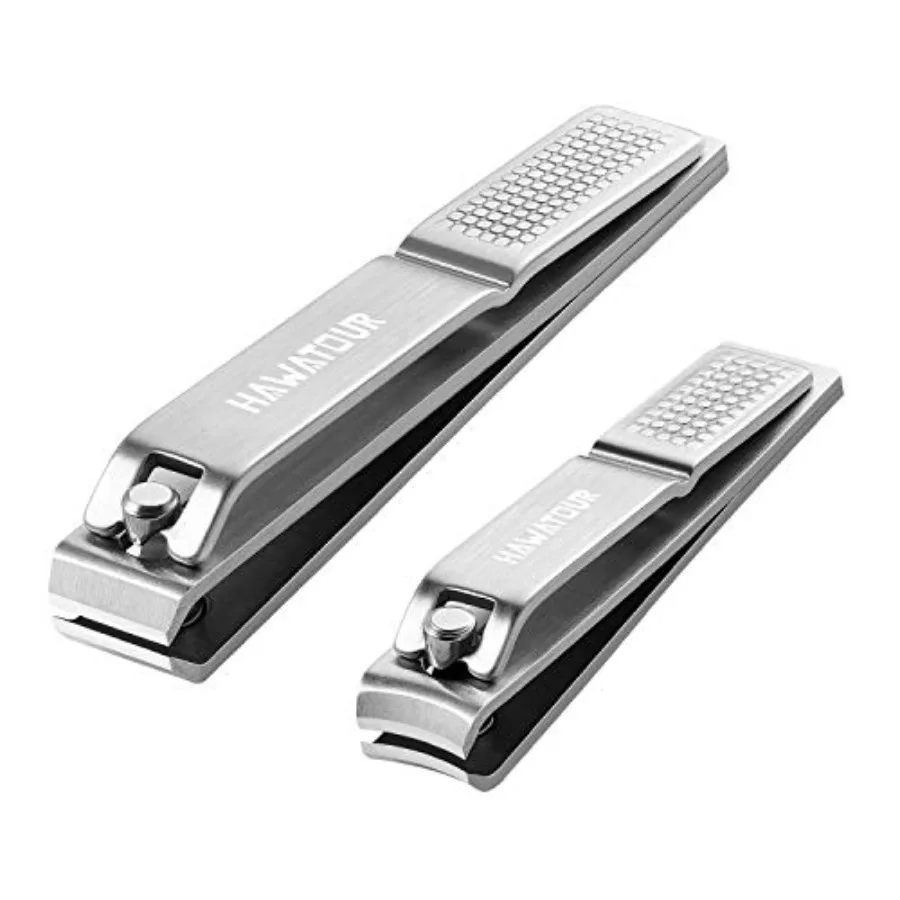 Nail Clippers Set, Ultra Sharp Sturdy Fingernail and Toenail Clipper Cutters with Visibly Tin Case, Silver
Nail Clippers Set, Ultra Sharp Sturdy Fingernail and Toenail Clipper Cutters with Visibly Tin Case, Silver