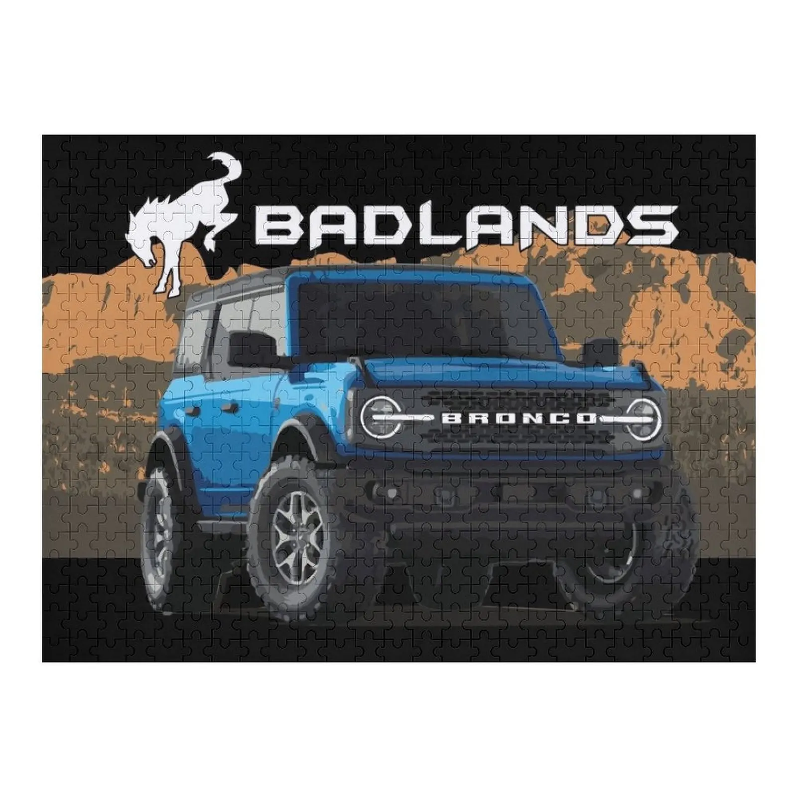 Bronco USA Badlands Velocity Blue Jigsaw Puzzle Customs With Photo Деревянный пазл с животными 
Bronco USA Badlands Velocity Blue Jigsaw Puzzle Customs With Photo Деревянный пазл с животными