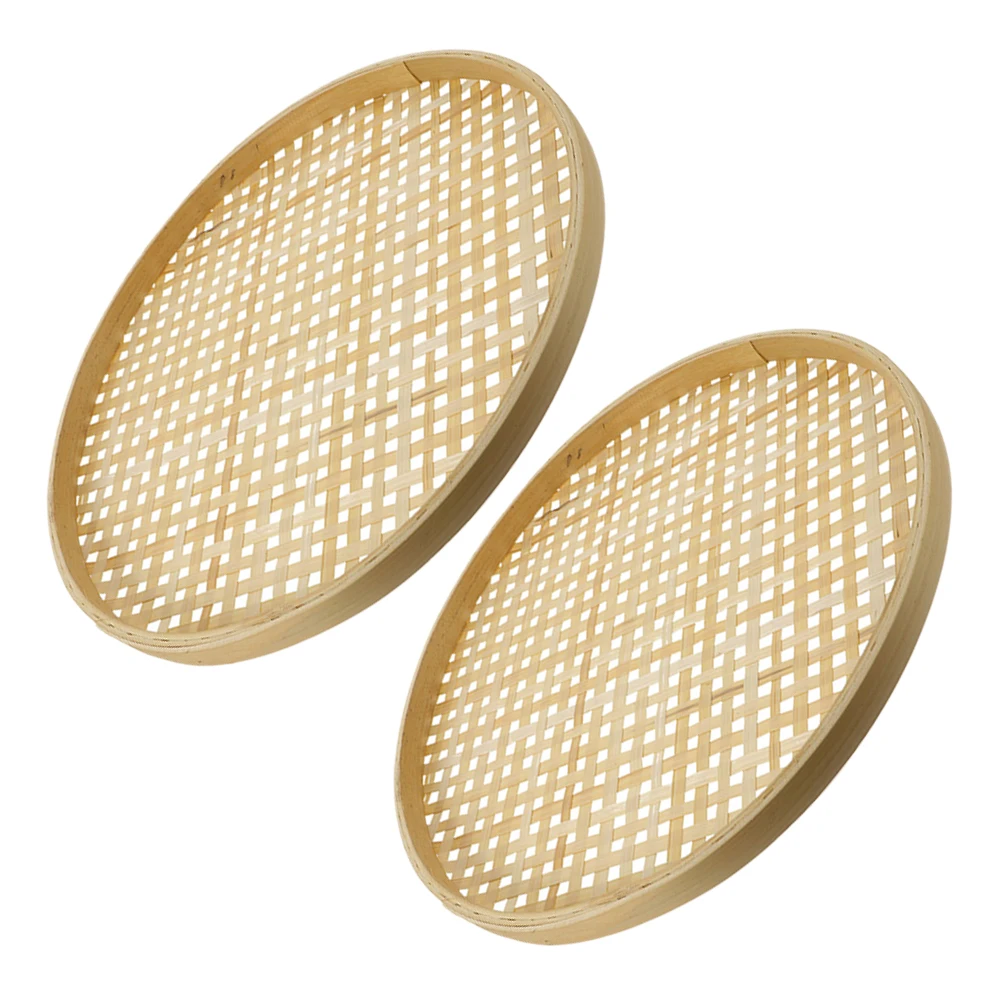 2Pcs Bamboo Sieve Basket Creative Design Material Practical Kitchen Storage Fruits Vegetables Eggs
2Pcs Bamboo Sieve Basket Creative Design Material Practical Kitchen Storage Fruits Vegetables Eggs