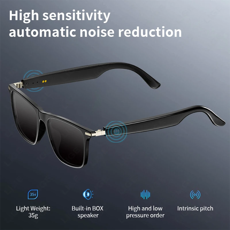 LIGE 2025 новые умные очки с искусственным интеллектом, Bluetooth-наушники для звонков, УФ-защитные линзы, подключенные голосовой помощник, солнцезащитные очки для воспроизведения музыки 
LIGE 2025 новые умные очки с искусственным интеллектом, Bluetooth-наушники для звонков, УФ-защитные линзы, подключенные голосовой помощник, солнцезащитные очки для воспроизведения музыки