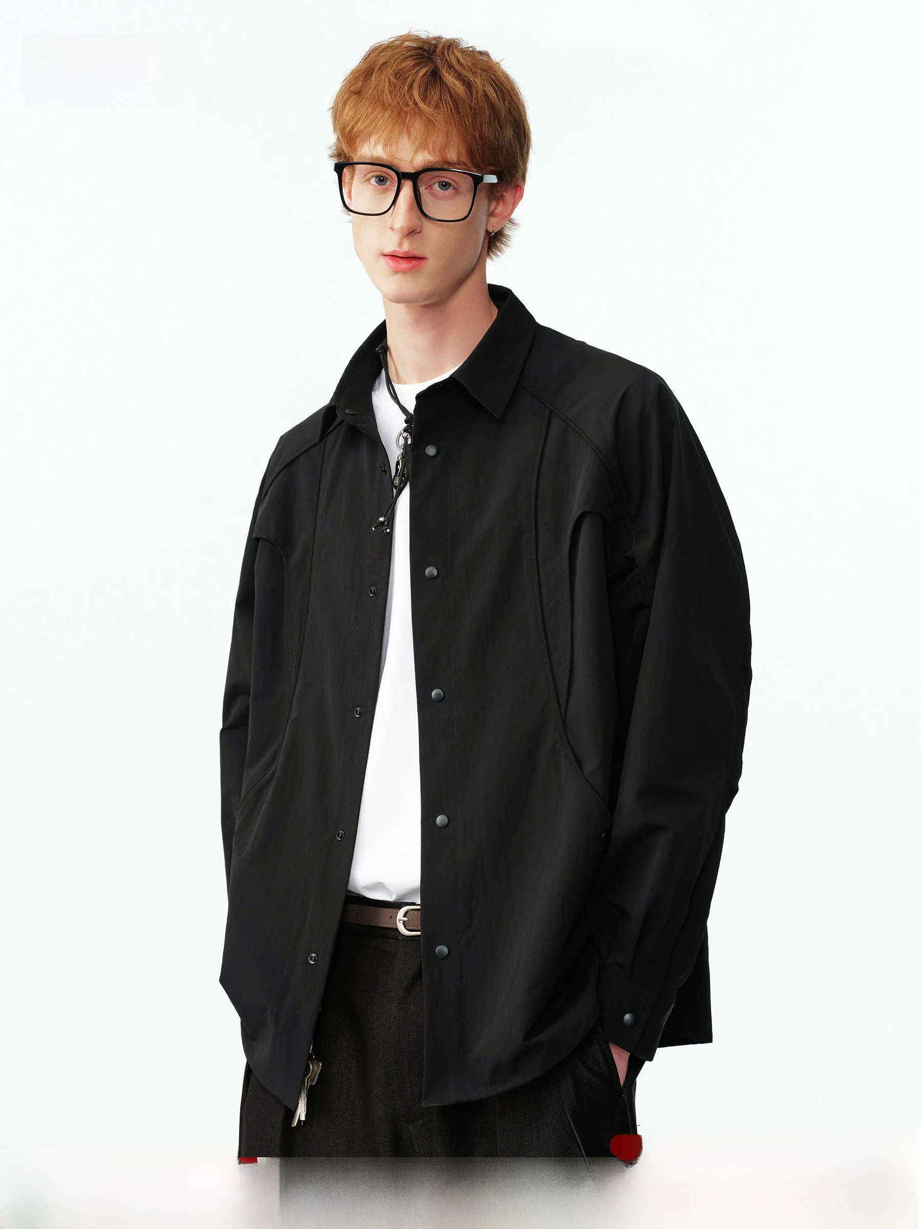 Loose Fit Long Sleeve Shirt DPX Workshop Spring 2026 New Style Men's Casual Style Splicing Pattern City Walk Outdoor Wear
Loose Fit Long Sleeve Shirt DPX Workshop Spring 2026 New Style Men's Casual Style Splicing Pattern City Walk Outdoor Wear