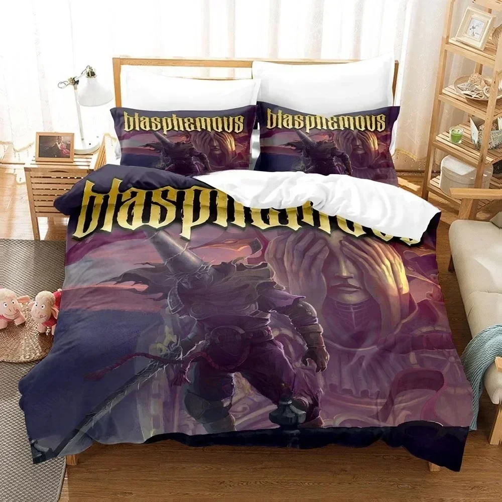 3D Print Game Bed Sheet Sets BLASPHEMOUS Bedding Set Single Twin Full Queen King Size Bed Set Adult Kid Bedroom Duvetcover Sets
3D Print Game Bed Sheet Sets BLASPHEMOUS Bedding Set Single Twin Full Queen King Size Bed Set Adult Kid Bedroom Duvetcover Sets
