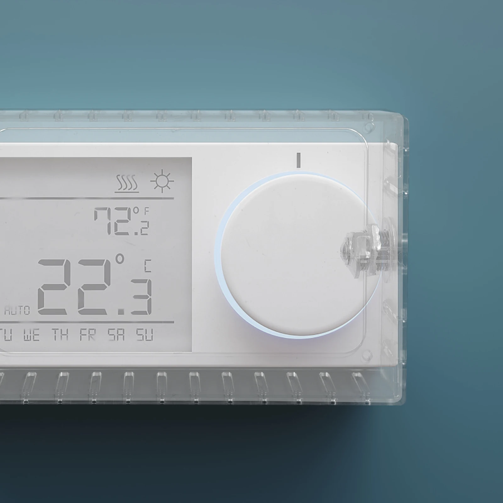 Thermostat Lock Box Universal Large Transparent Guard for Wall Mount Thermostats Secure Key Lock Cover HVAC System
Thermostat Lock Box Universal Large Transparent Guard for Wall Mount Thermostats Secure Key Lock Cover HVAC System