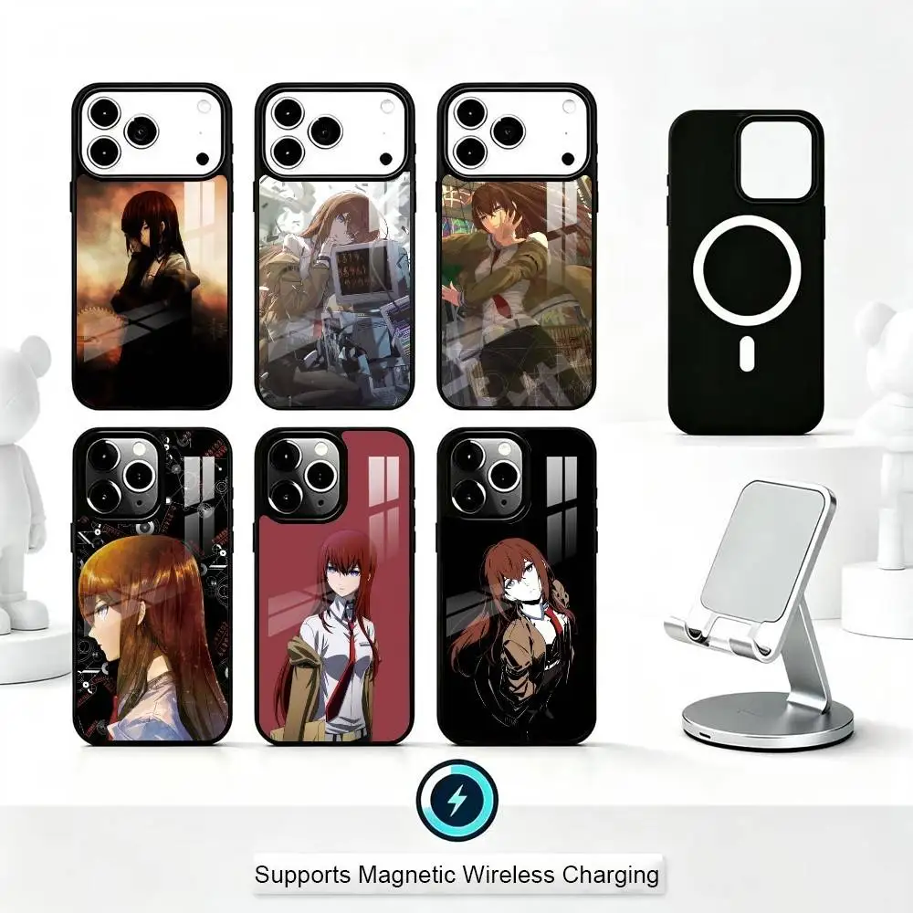 S-Steins Gate K-Kurisu Makise Phone Case For iPhone17,16,15,14,13,12,11 Plus,Pro Supports Magnetic Wireless Charging
S-Steins Gate K-Kurisu Makise Phone Case For iPhone17,16,15,14,13,12,11 Plus,Pro Supports Magnetic Wireless Charging