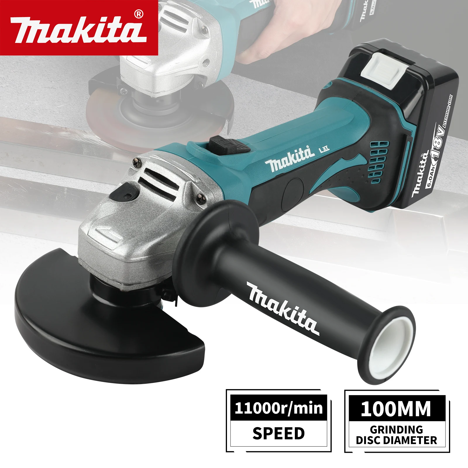 Makita 11000RPM DCA402 Brushless Electric Angle Grinder Rechargeable Cutting Machine 18V High Power Polishing Machine
Makita 11000RPM DCA402 Brushless Electric Angle Grinder Rechargeable Cutting Machine 18V High Power Polishing Machine