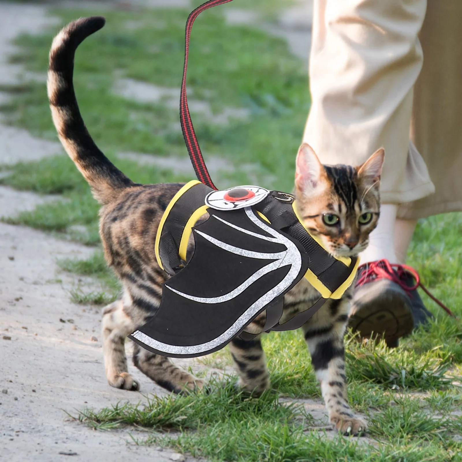 Collar Pet Rope Traction Cat Vest Harness Leash Decorative Walking Kit Felt Leashs Light Weight for Cats to
Collar Pet Rope Traction Cat Vest Harness Leash Decorative Walking Kit Felt Leashs Light Weight for Cats to