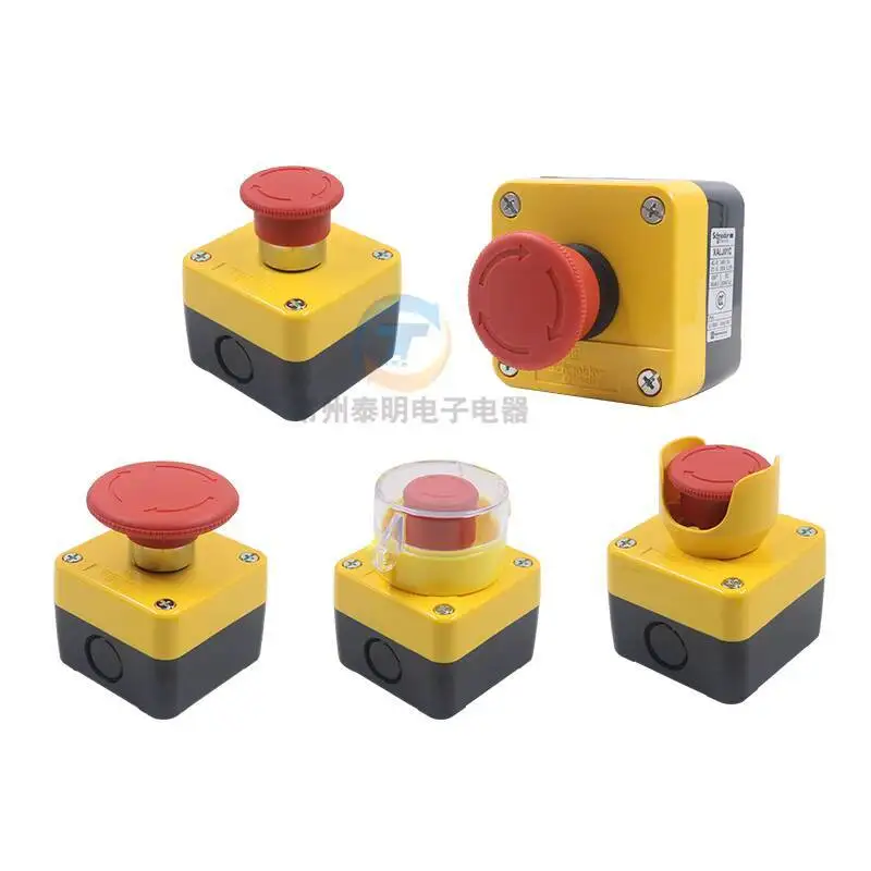 Emergency Stop Button Box XALJ01C Emergency Stop Button Switch Waterproof Box 1NC 1NO Rotary Reset IP65
Emergency Stop Button Box XALJ01C Emergency Stop Button Switch Waterproof Box 1NC 1NO Rotary Reset IP65