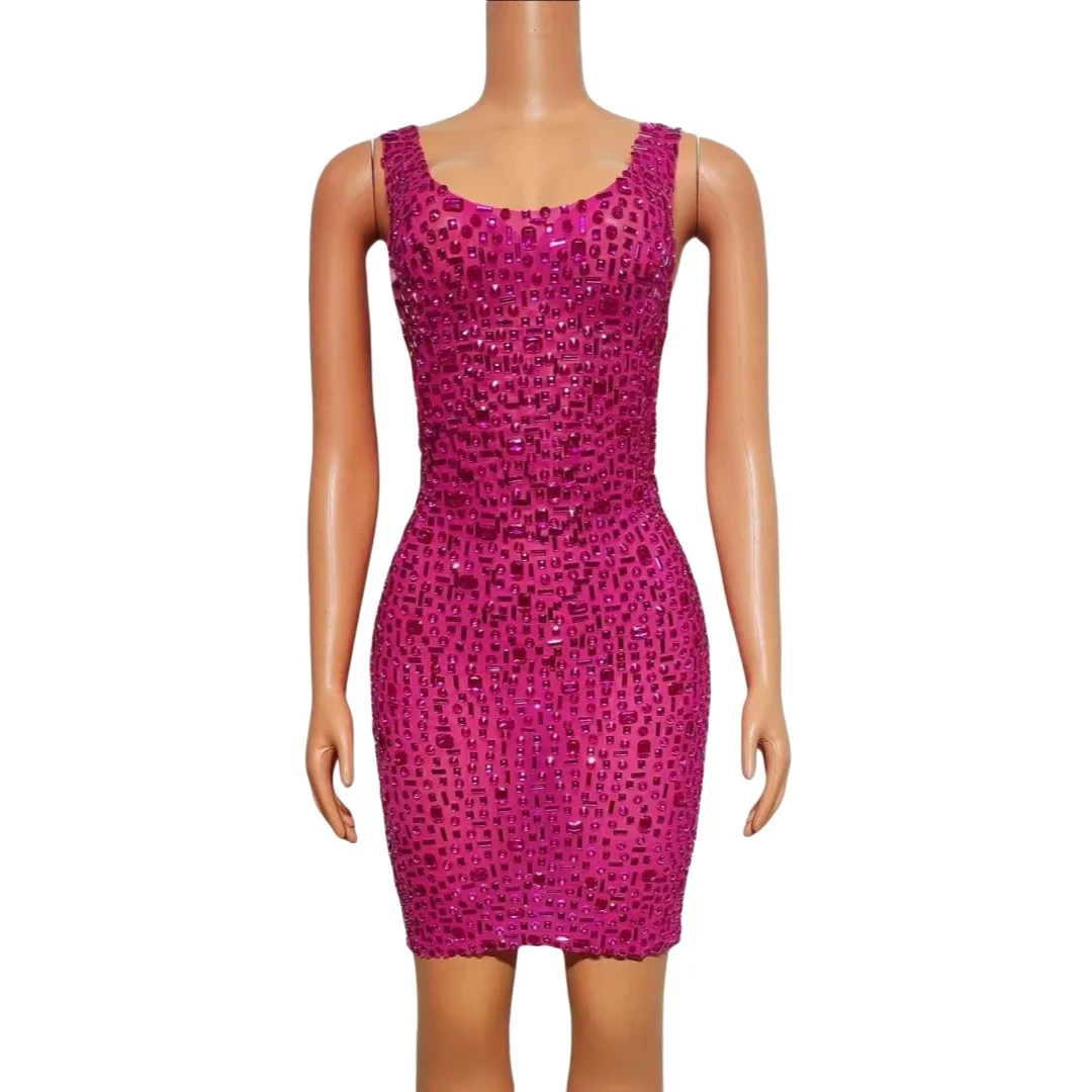 Rose Red Crystals Glitter Dress For Women Goddess Senior Homecoming Celebrate Short Dressy 2024 Las Vegas Show Drag Queen Outfit
Rose Red Crystals Glitter Dress For Women Goddess Senior Homecoming Celebrate Short Dressy 2024 Las Vegas Show Drag Queen Outfit