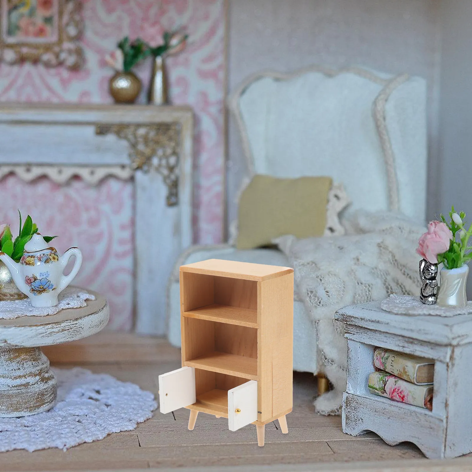 Миниатюрная деревянная книжная полка для кукольного домика, реалистичный миниатюрный витринный шкаф, декор для детской комнаты, микросцена, украшение для дома, миниатюрный предмет интерьера
Миниатюрная деревянная книжная полка для кукольного домика, реалистичный миниатюрный витринный шкаф, декор для детской комнаты, микросцена, украшение для дома, миниатюрный предмет интерьера