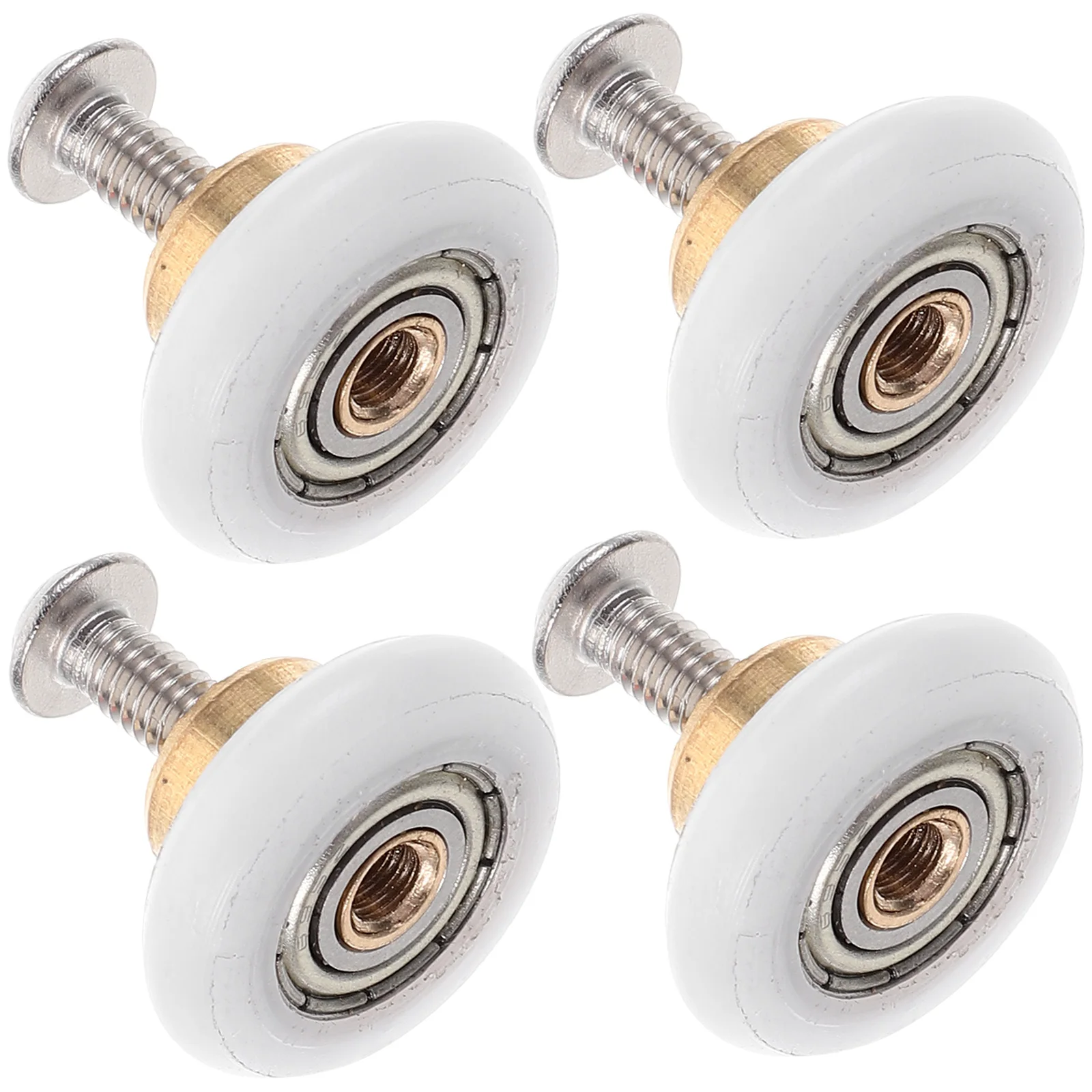 4pcs Shaft Nylon Wheels Shower Wheels Replacement Glass Sliding Door Hardware Shower Door Rollers Bathroom Accessories
4pcs Shaft Nylon Wheels Shower Wheels Replacement Glass Sliding Door Hardware Shower Door Rollers Bathroom Accessories
