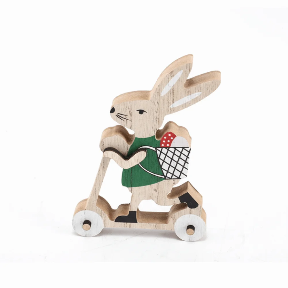 Wooden Material Easter Decoration DIY Crafts Long-Eared Rabbit Desk Decor Cartoon Design Wooden Rabbit Desk Accessories
Wooden Material Easter Decoration DIY Crafts Long-Eared Rabbit Desk Decor Cartoon Design Wooden Rabbit Desk Accessories