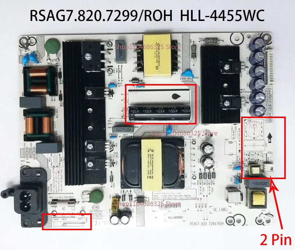 RSAG7.820.7299/ROH HLL-4455WC RSAG7.820.7299 Power Supply Board Compatible with HISENSE H43N5500UK H49N5500UK TV Parts
RSAG7.820.7299/ROH HLL-4455WC RSAG7.820.7299 Power Supply Board Compatible with HISENSE H43N5500UK H49N5500UK TV Parts