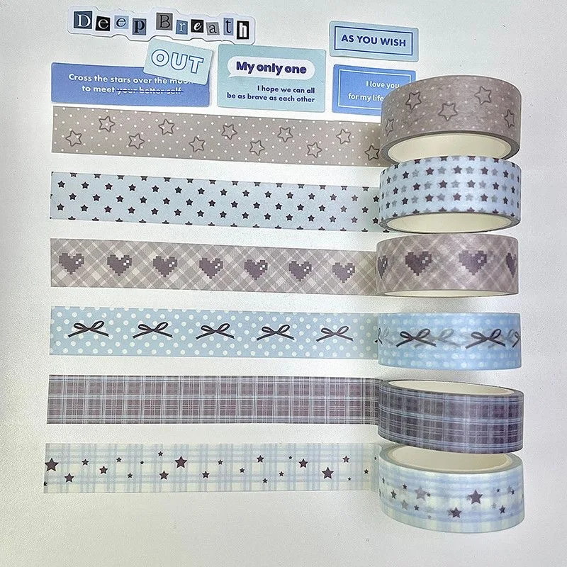 6pcs/lot Decorative Tape Korean Ins Cute Star Washi Tape Stickers Collage Planner School Office Stationery
6pcs/lot Decorative Tape Korean Ins Cute Star Washi Tape Stickers Collage Planner School Office Stationery