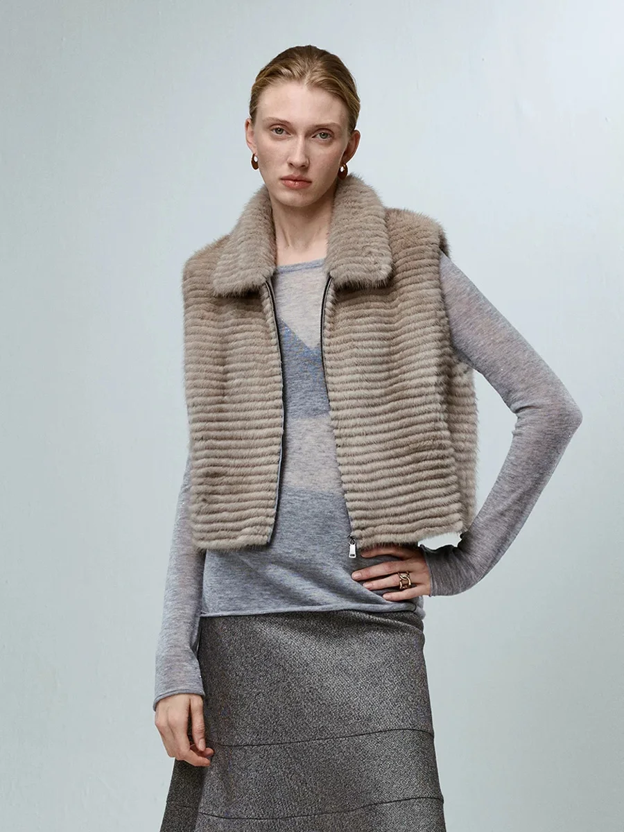 HDHOHR 2026 Real Mink Fur Coat Women Luxury Fashion Natural Kintted Mink Fur Vest Fashion Winter Warm Thick Fur Vest For Female
HDHOHR 2026 Real Mink Fur Coat Women Luxury Fashion Natural Kintted Mink Fur Vest Fashion Winter Warm Thick Fur Vest For Female