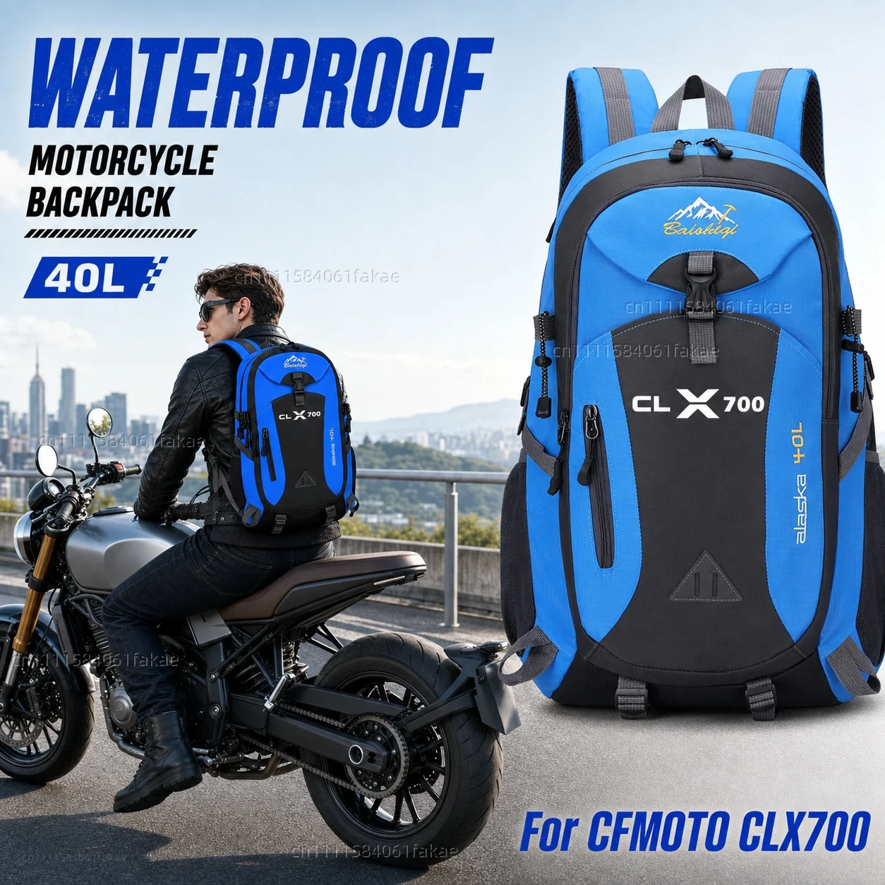 For CFMOTO CLX700 700CLX 700 CLX Sport Heritage 2021-2026 Motorcycle Backpack 40L Waterproof Travel Backpack Outdoor Hiking
For CFMOTO CLX700 700CLX 700 CLX Sport Heritage 2021-2026 Motorcycle Backpack 40L Waterproof Travel Backpack Outdoor Hiking