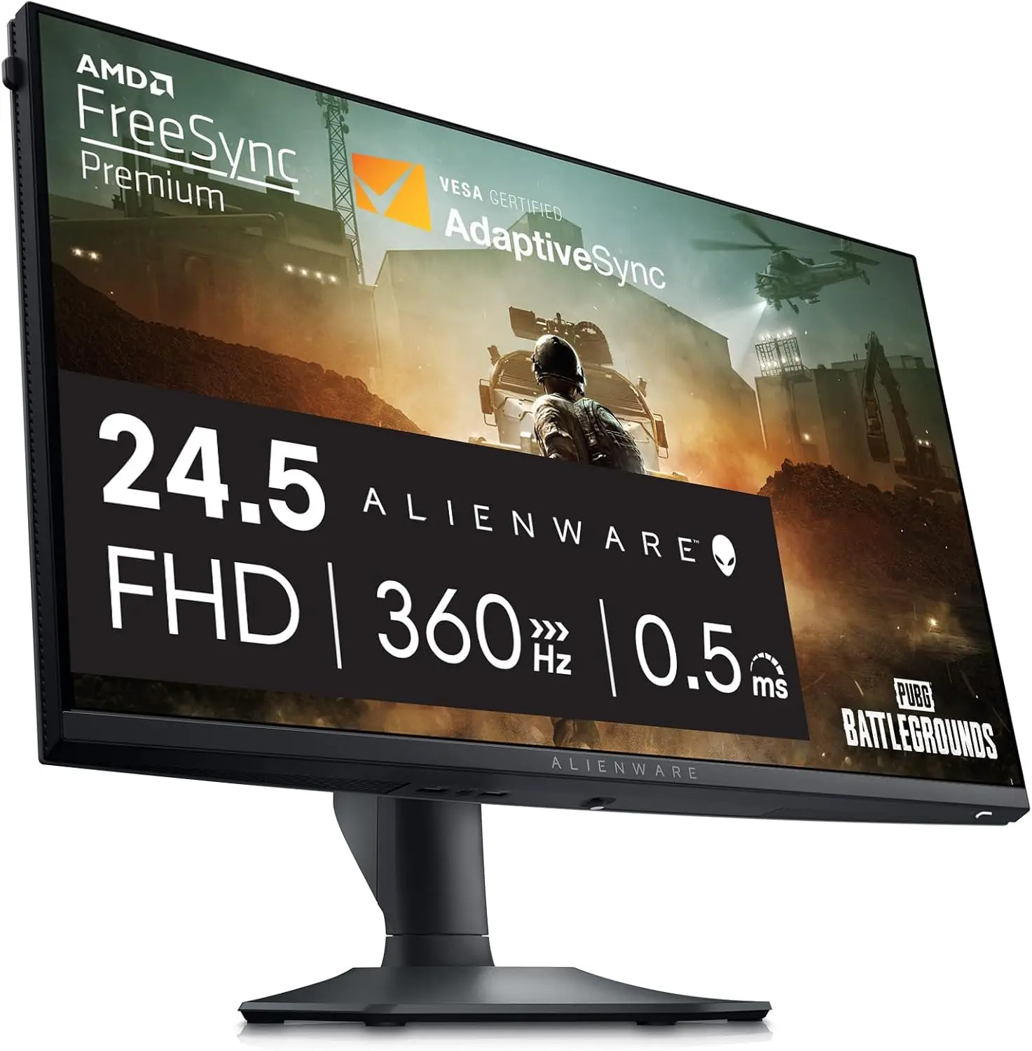 25 Gaming Monitor AW2523HF 24.5" IPS LED FHD - 360Hz - AMD FreeSync VESA - Monitor Height/Tilt/Swivel/Pivot Adjustability
25 Gaming Monitor AW2523HF 24.5" IPS LED FHD - 360Hz - AMD FreeSync VESA - Monitor Height/Tilt/Swivel/Pivot Adjustability