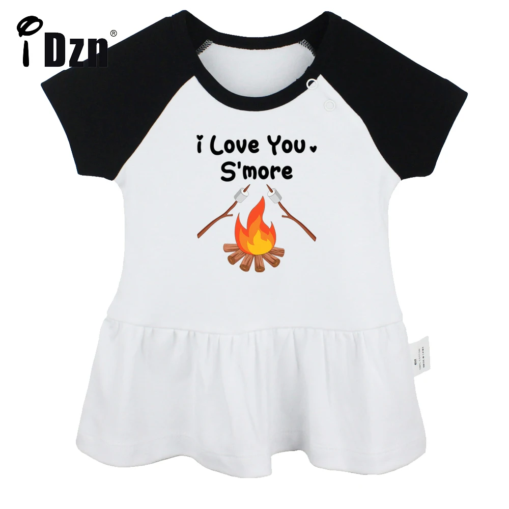 I Love You S'more Bonfire Marshmallows Baby Girls Cute Short Sleeve Dress Infant Funny Pleated Dress Soft Cotton Dresses Clothes
I Love You S'more Bonfire Marshmallows Baby Girls Cute Short Sleeve Dress Infant Funny Pleated Dress Soft Cotton Dresses Clothes